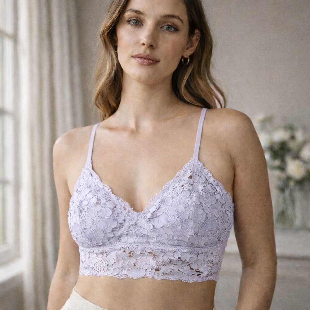 Lavender Lace Forever 21 Bralette